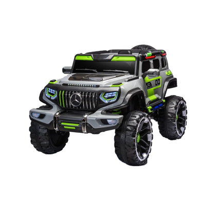 12v 2 Seater Big Size Battery Operated Ride on Jeep for Kids, Green