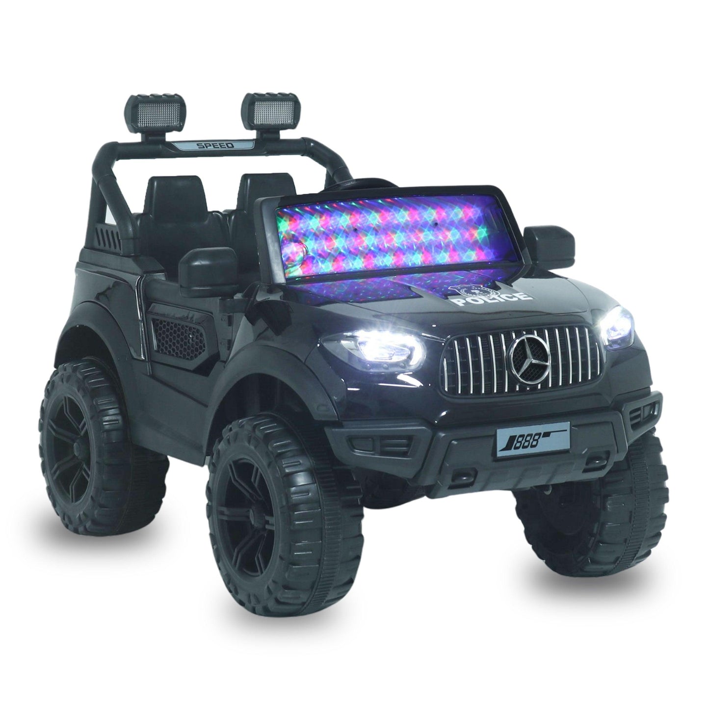 GetBest Toys 888 4X4 Rechargeable 12V Battery Toy Car| Electric Ride on Jeep