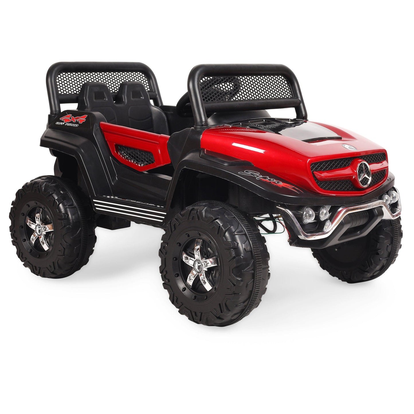 GetBest 2288 Battery Ride on Jeep for Children of Age 2 to 6 Years with Music Lights and Bluetooth Remote Control