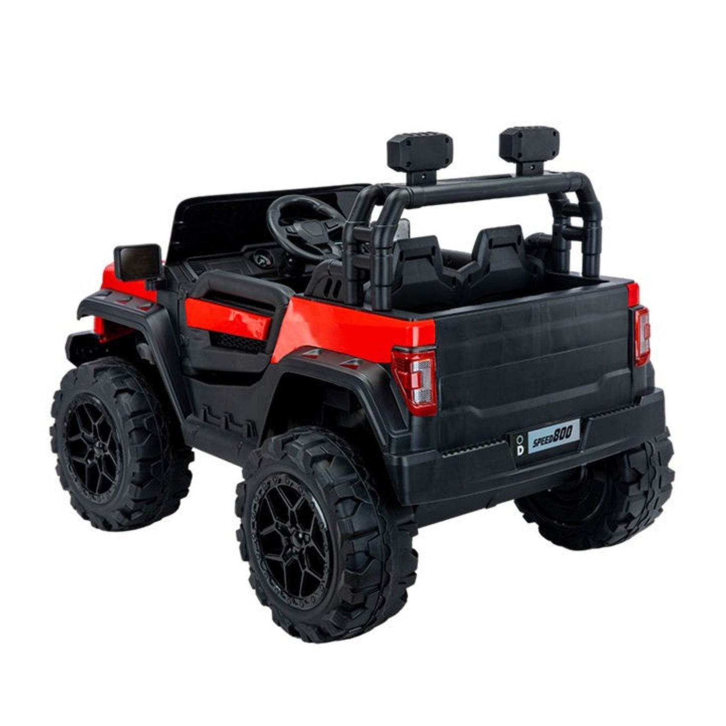 4x4 Big Wheeler Battery Operated Kids Ride on Jeep for Children of Age 2 to 9 Years, Black