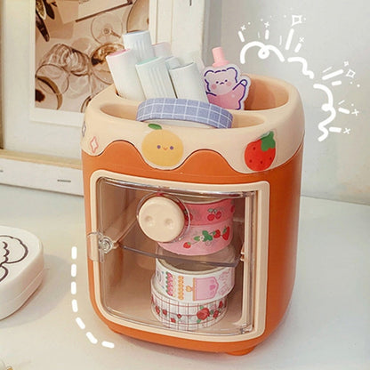 Cartoon Cute Pen Organizer/ Brush and Jewelry Organizer