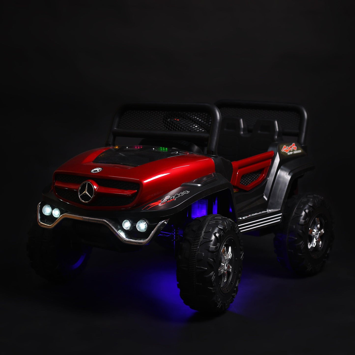 GetBest 2288 Battery Ride on Jeep for Children of Age 2 to 6 Years with Music Lights and Bluetooth Remote Control