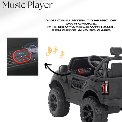 GetBest Toys 888 4X4 Rechargeable 12V Battery Toy Car| Electric Ride on Jeep