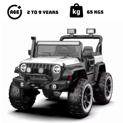 GetBest 4x4 Battery Operated Kids Ride on Jeep with Spring Suspension,