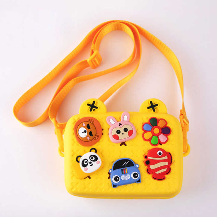 Adorable Cartoon Silicone Crossbody Bag – Waterproof, Lightweight, and Multi-Functional for Kids