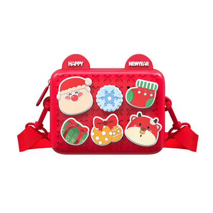 Adorable Cartoon Silicone Crossbody Bag – Waterproof, Lightweight, and Multi-Functional for Kids