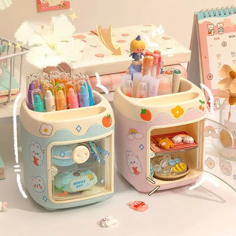 Cartoon Cute Pen Organizer/ Brush and Jewelry Organizer