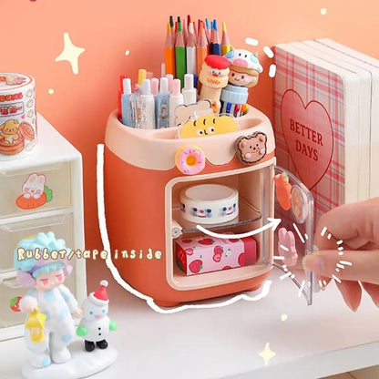 Cartoon Cute Pen Organizer/ Brush and Jewelry Organizer