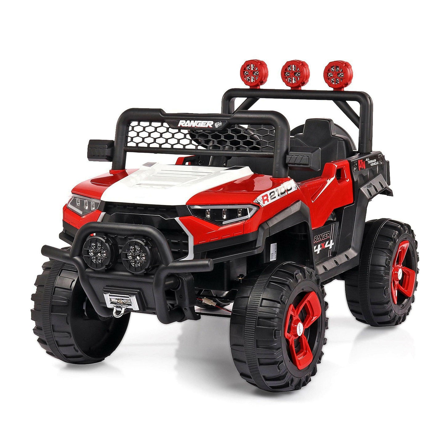 GetBest Bronxter Battery Operated Ride on Jeep for Kids with Music and Lights